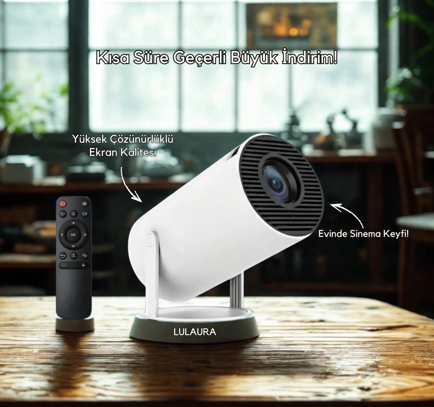 Lulaura™ Mini Projektör